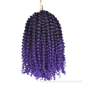 Accept colors customized locks goddess locs loose curl hooks deep kinky curly wholesale trendy tresses twist crochet hair short